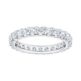 Anillo de Eternidad, 1.50ctw Diamantes, Oro Blanco de 14K