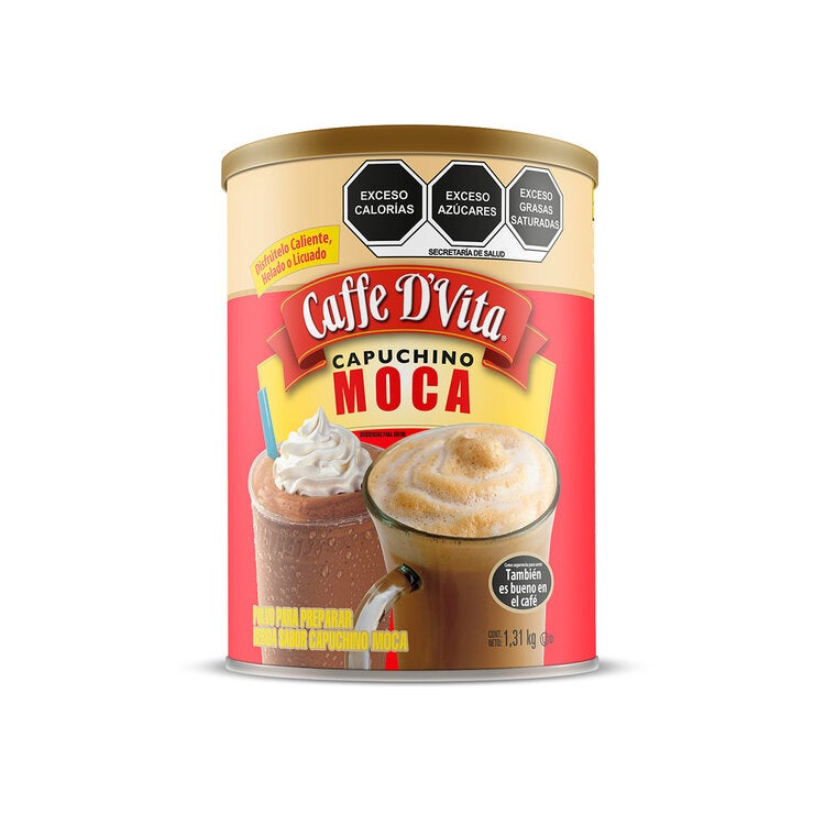 Caffe D´Vita Bebida en polvo Sabor Capuchino Moca 1.31 kg Caffe D´Vita Bebida en polvo Sabor Capuchino Moca 1.31 kg