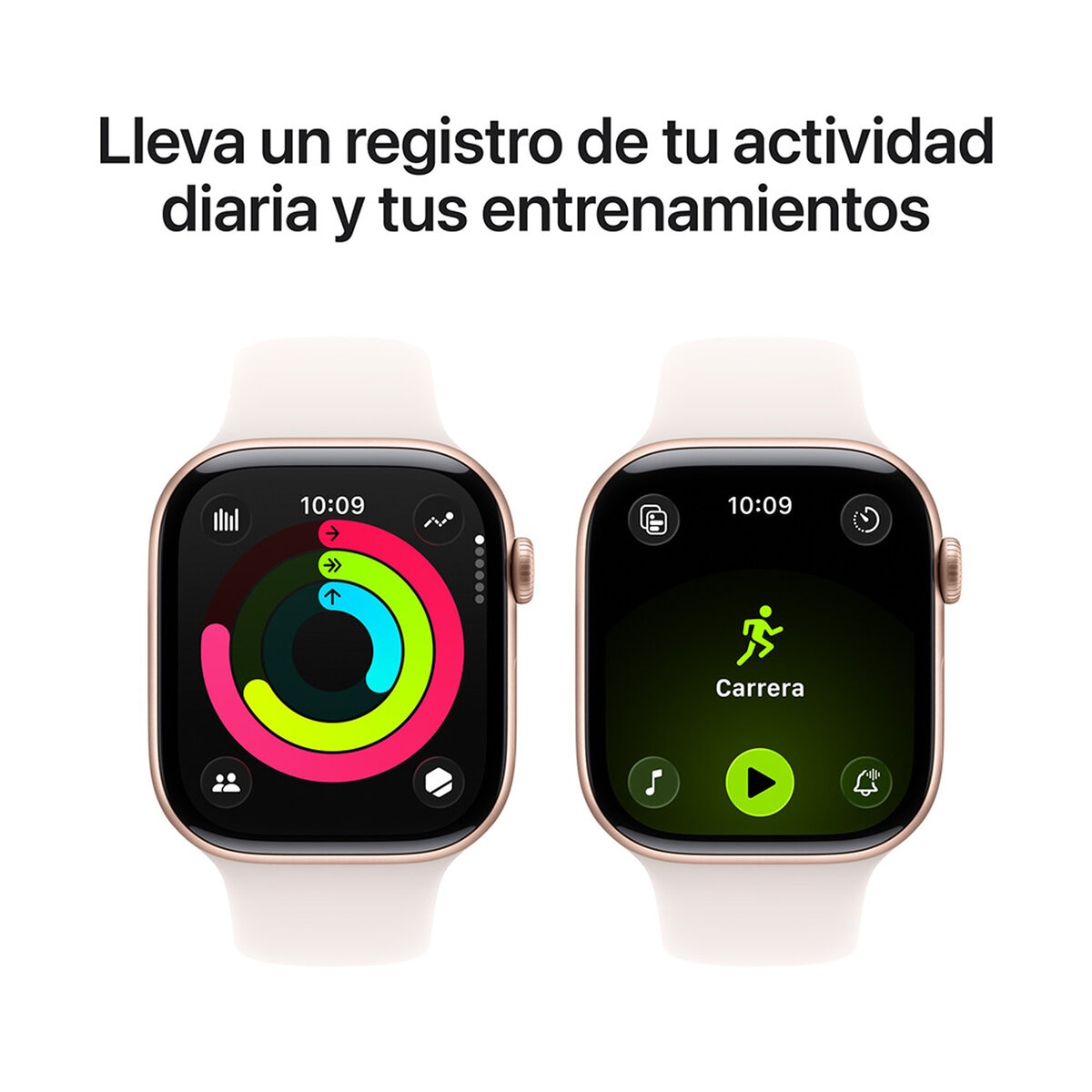 Apple Watch Series 11 (GPS + Celular) 46mm Aluminio Oro Rosa + Correa Deportiva Rubor Claro - Talla S/M Apple Watch Series 11 (GPS + Celular) 46mm Aluminio Oro Rosa + Correa Deportiva Rubor Claro - Talla S/M