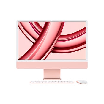 Apple iMac 24" 256GB 4.5K Chip M3 Rosa CPU de 8 núcleos GPU de 10 núcleos 