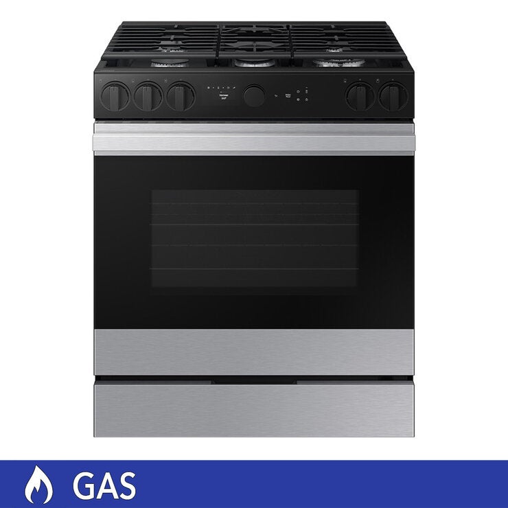 Samsung Estufa de piso Bespoke 30" Gris Samsung Estufa de piso Bespoke 30" Gris