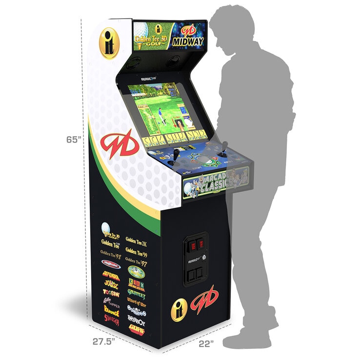 Arcade Golden Tee Midway Arcade1UP Arcade Golden Tee Midway Arcade1UP