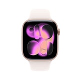Apple Watch Series 11 (GPS + Celular) 46mm Aluminio Oro Rosa + Correa Deportiva Rubor Claro - Talla S/M Apple Watch Series 11 (GPS + Celular) 46mm Aluminio Oro Rosa + Correa Deportiva Rubor Claro - Talla S/M
