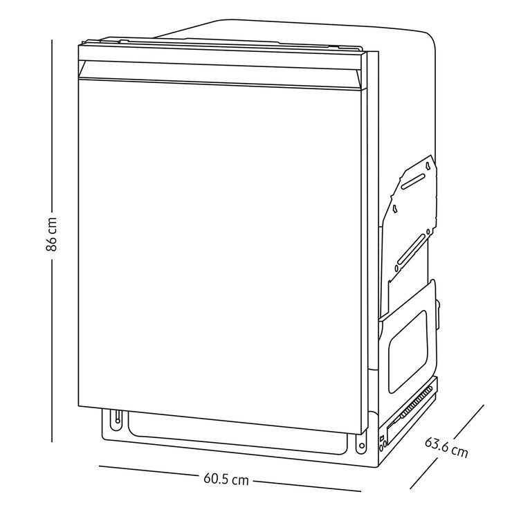Samsung Lavavajillas 60cm 15 Servicios de Empotre Samsung Lavavajillas 60cm 15 Servicios de Empotre