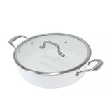 Westinghouse, Arrocera 28 cm de Cerámica Blanca, Acero Inoxidable Westinghouse, Arrocera 28 cm de Cerámica Blanca, Acero Inoxidable