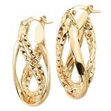 Aretes, Oro Amarillo de 14kt