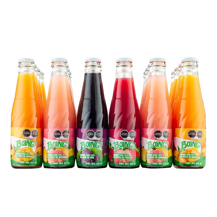 Boing Bebidas de Sabores Surtidos 24 pzas de 237 ml Boing Bebidas de Sabores Surtidos 24 pzas de 237 ml