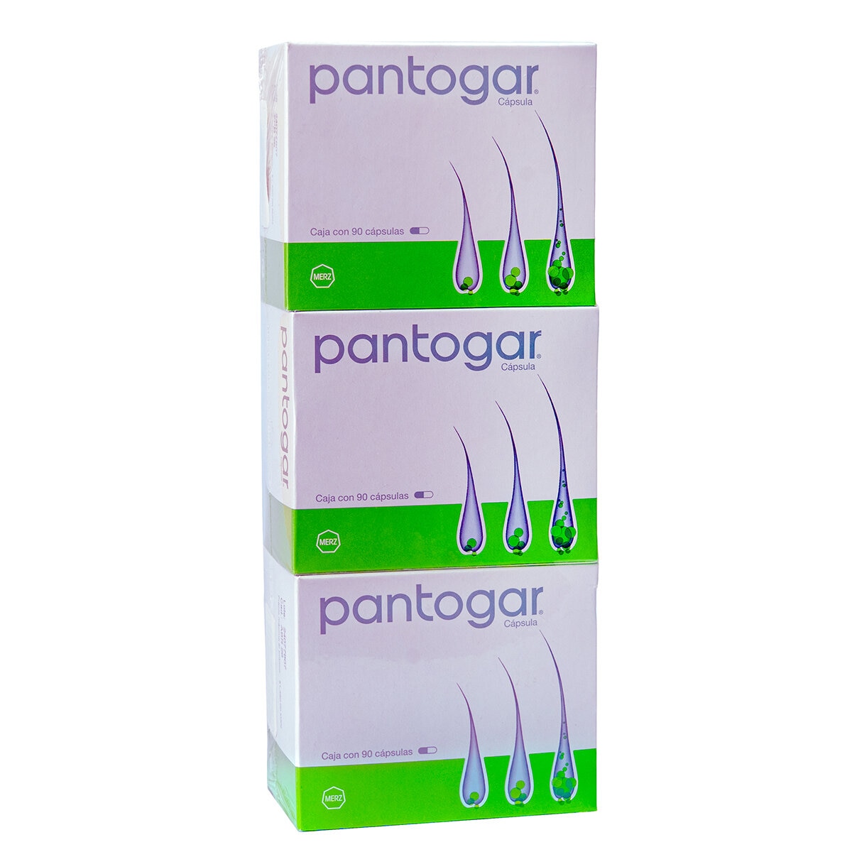 Tripack Pantogar con 3 Cajas 270 Cápsulas Tripack Pantogar con 3 Cajas 270 Cápsulas