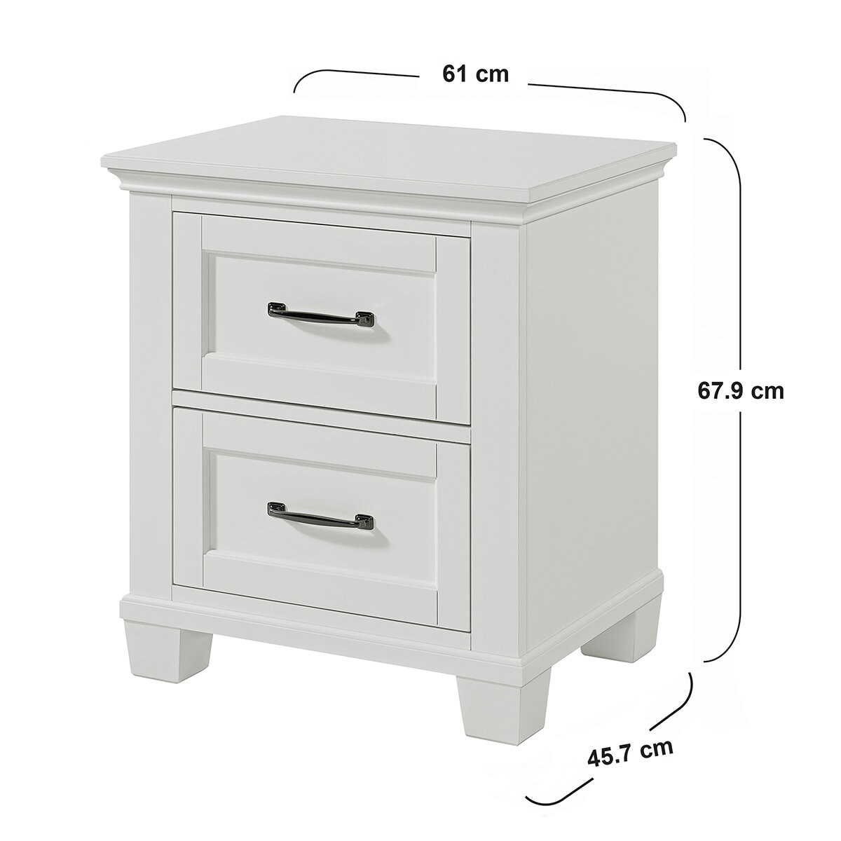 Universal Brooadmore, Rose, Mesa de Noche Universal Brooadmore, Rose, Mesa de Noche