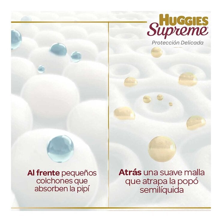 Huggies Supreme Platino Pañales Etapa 2 Unisex 120 pzas Huggies Supreme Platino Pañales Etapa 2 Unisex 120 pzas