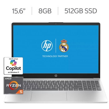 hp 15-fc0079la laptop 15.6" full hd amd ryzen 5 8gb 512gb ssd + 12 meses m365 personal