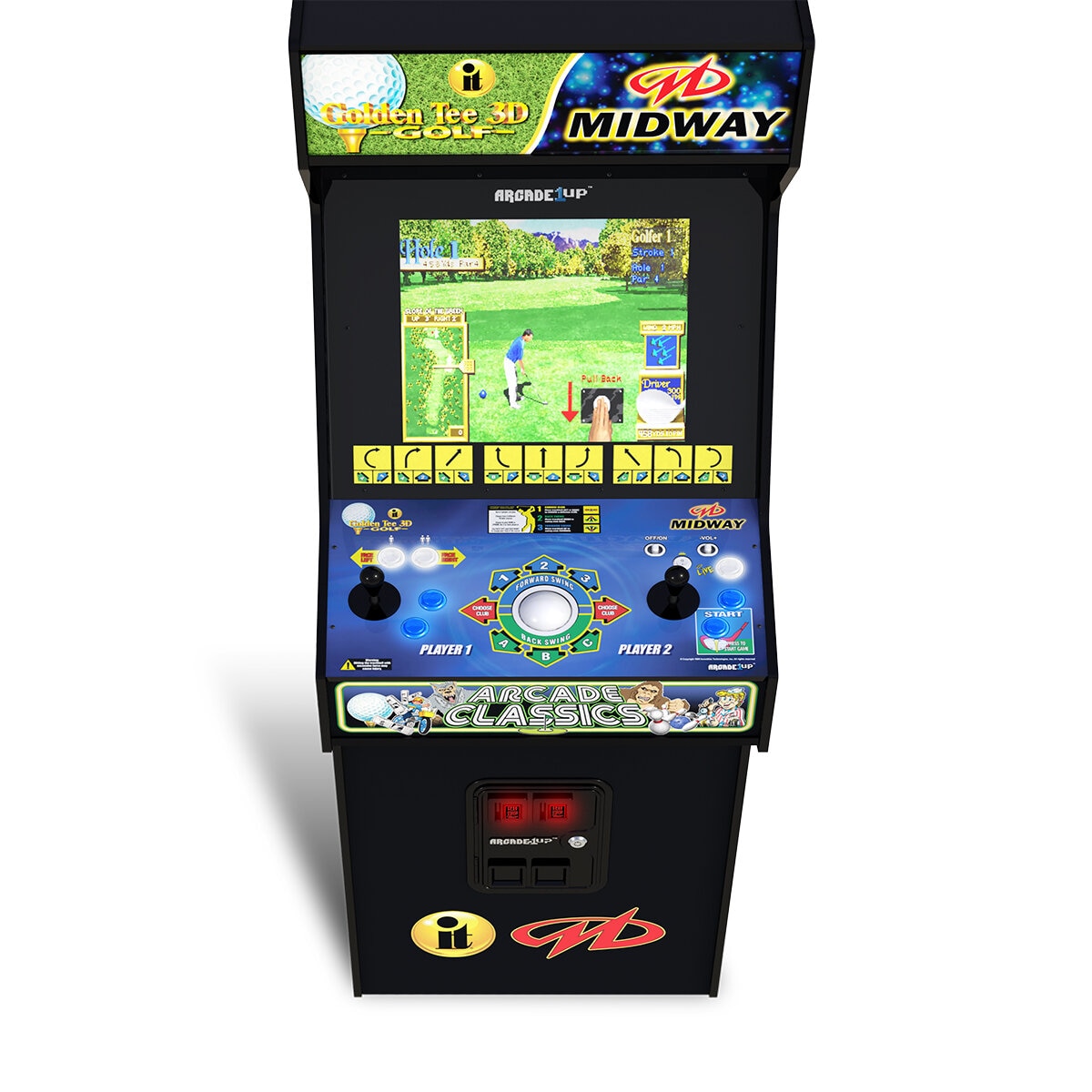 Arcade Golden Tee Midway Arcade1UP Arcade Golden Tee Midway Arcade1UP
