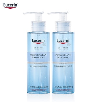 Eucerin Limpiador Facial en Gel 2 pzas de 200 ml