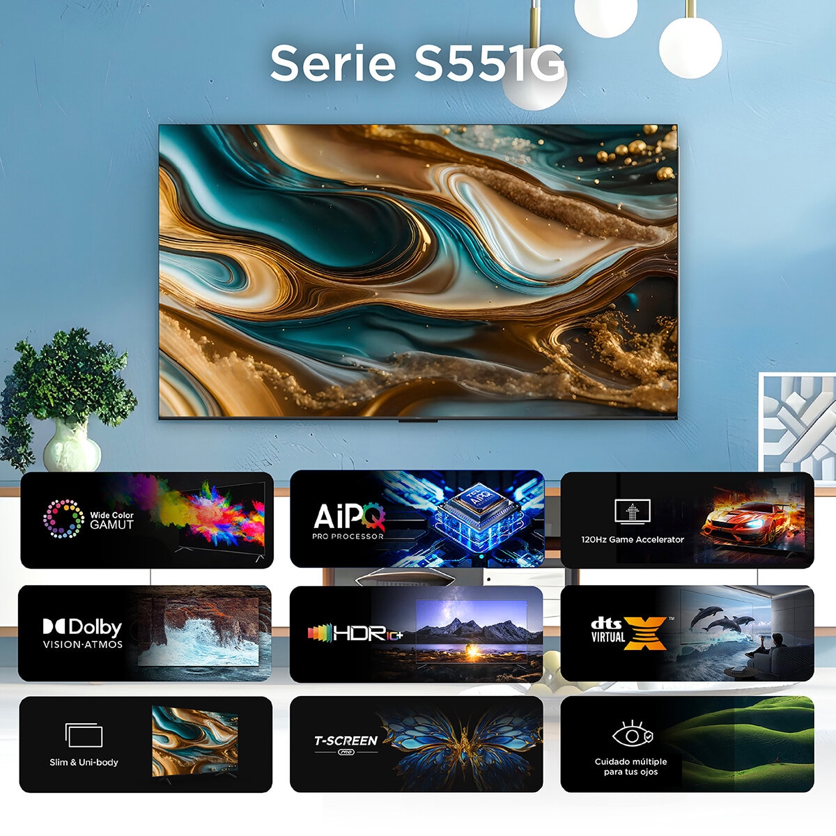 TCL Pantalla 55" UHD Smart TV