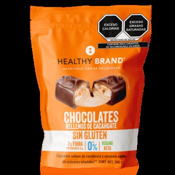 Healthy Brand Chocolates Keto 10 pzas de 24.5 g