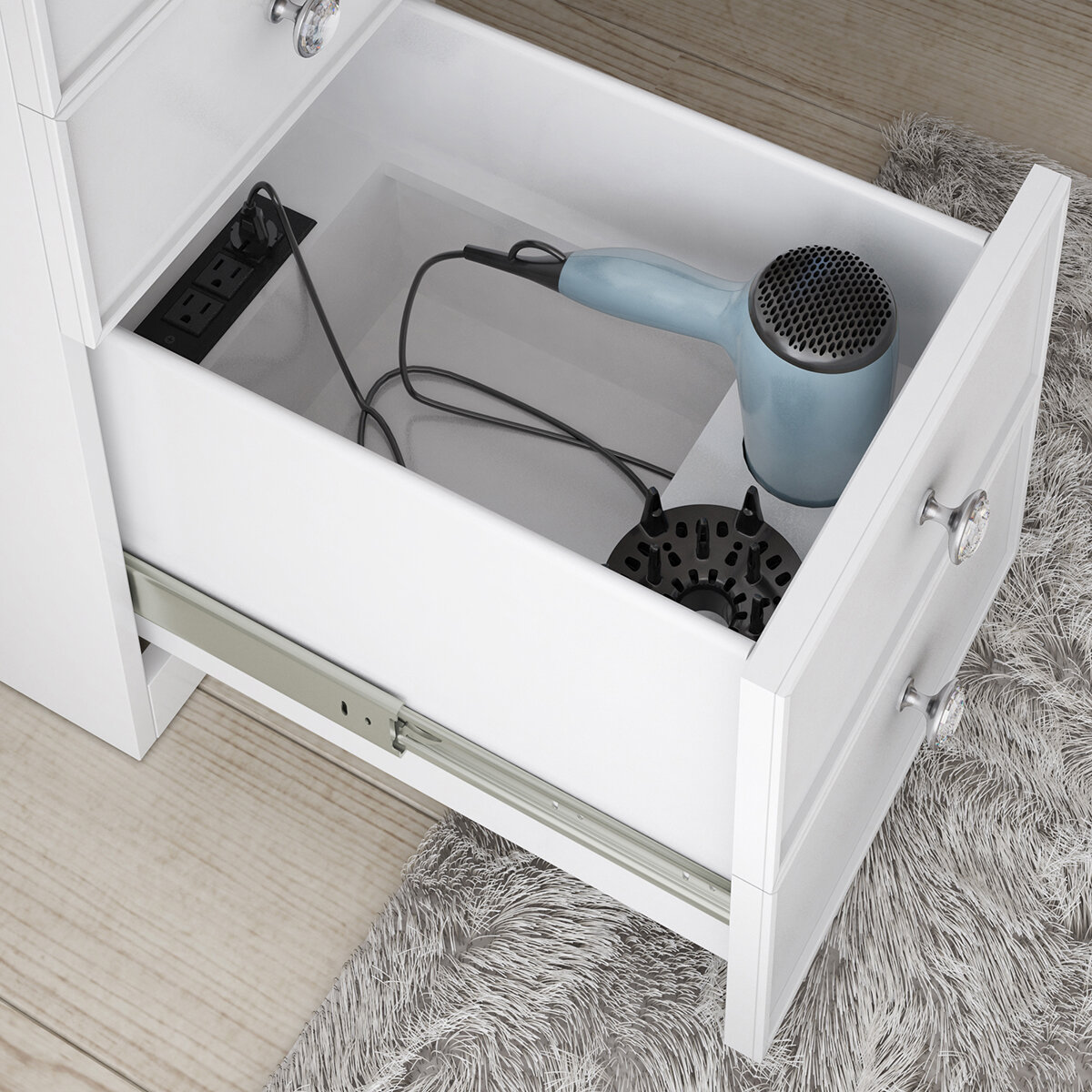 Tresanti, Heidi Tocador con Espejo con Luz Led Tresanti, Heidi Tocador con Espejo con Luz Led