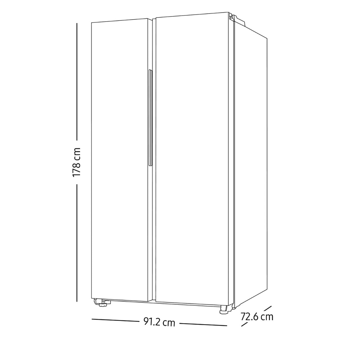 Samsung Refrigerador 23" Side By Side Samsung Refrigerador 23" Side By Side