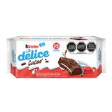 Kinder Délice Pastelito con Cobertura a Base de Cacao 15 pzas de 39g Kinder Délice Pastelito con Cobertura a Base de Cacao 15 pzas de 39g