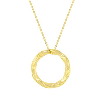 Dije Circular, Oro Amarillo 14K Dije Circular, Oro Amarillo 14K