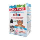 NeilMed Sinus Rinse Pediátrico Enjuague Nasal Salino Kit 30 Sobres