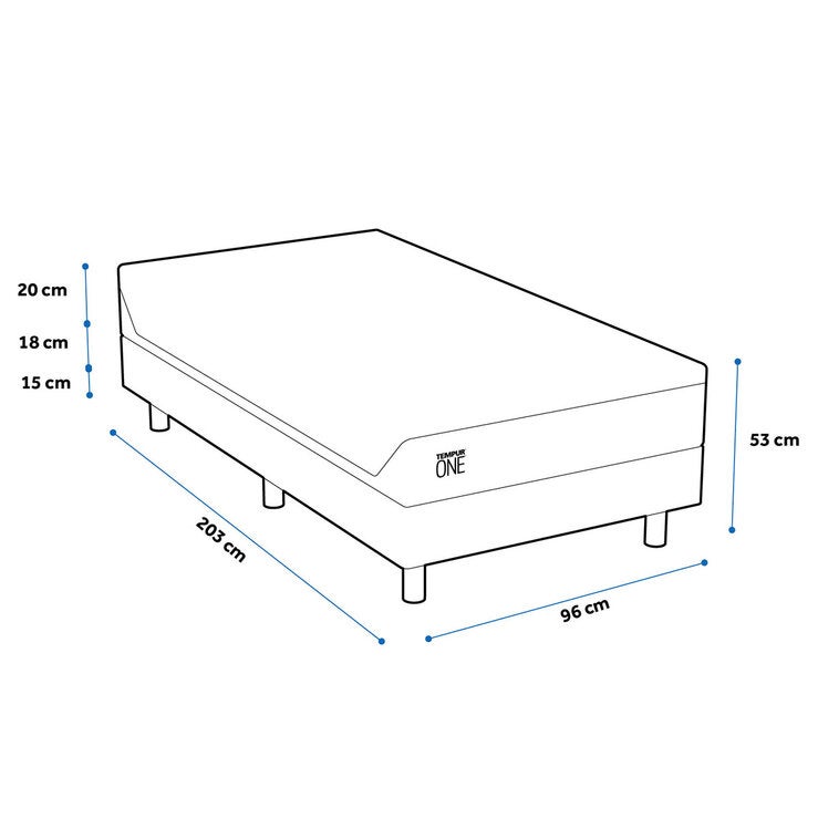 Tempur One + Box Individual Tempur One + Box Individual