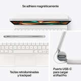 Apple Magic Keyboard para el iPad Pro de 11 pulgadas (cuarta generación) y el iPad Air (quinta generación) - Español (América Latina) Blanco