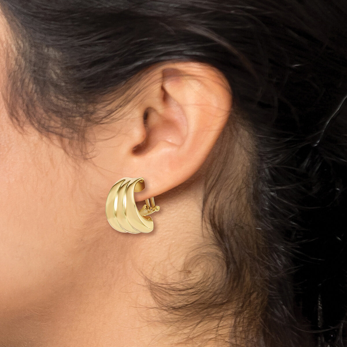 Aretes, Oro Amarillo de 14K