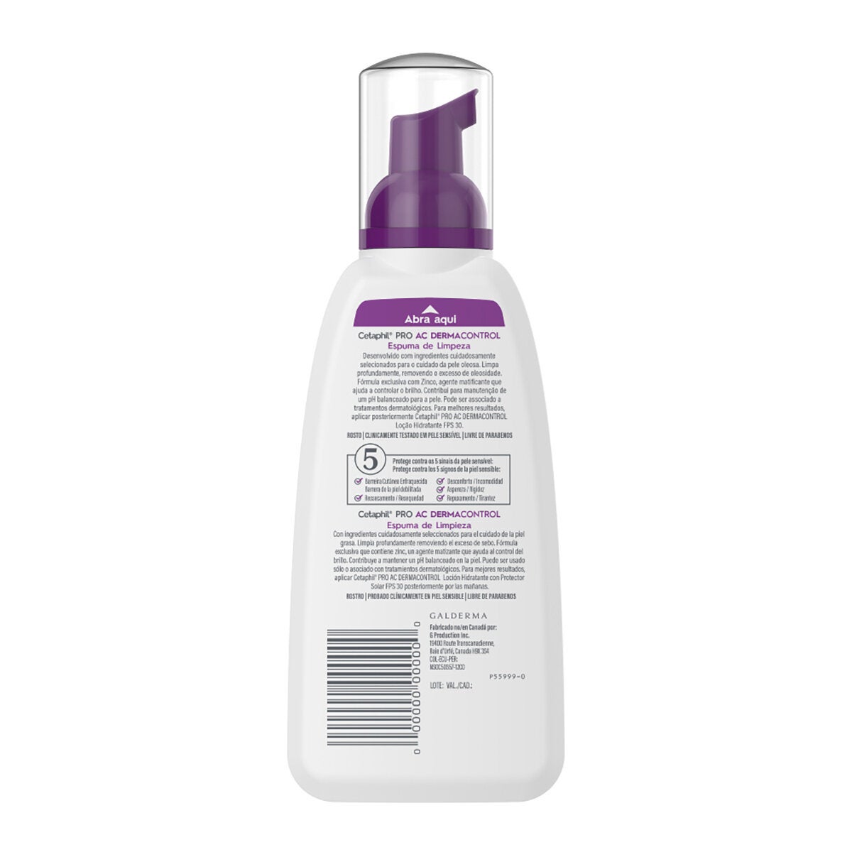Cetaphil Pro AC Dermacontrol Espuma de Limpieza 236 ml Cetaphil Pro AC Dermacontrol Espuma de Limpieza 236 ml