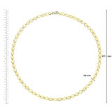 Collar de Eslabones Pulidos, de 14K Oro Amarillo Collar de Eslabones Pulidos, de 14K Oro Amarillo