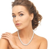 Collar de Perlas Cultivadas, 6.5-7.0mm, Oro Amarillo de 14K Collar de Perlas Cultivadas, 6.5-7.0mm, Oro Amarillo de 14K