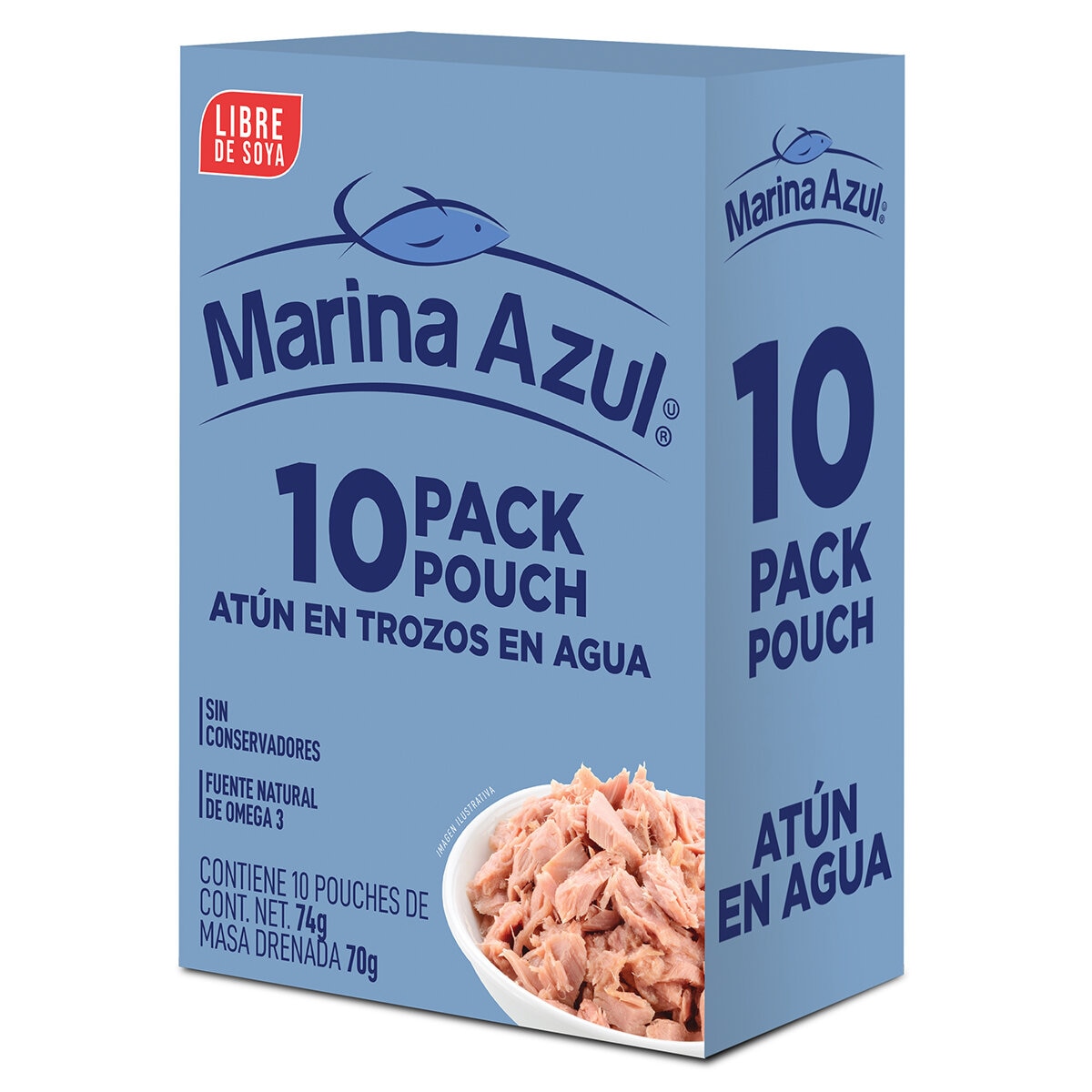 Marina Azul Atún 10 sobres de 74 g Marina Azul Atún 10 sobres de 74 g