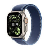 Apple Watch Ultra 3 (GPS + Celular) 49mm Titanio Natural + Correa Trail Azul / Azul Brillante - Talla M/L Apple Watch Ultra 3 (GPS + Celular) 49mm Titanio Natural + Correa Trail Azul / Azul Brillante - Talla M/L