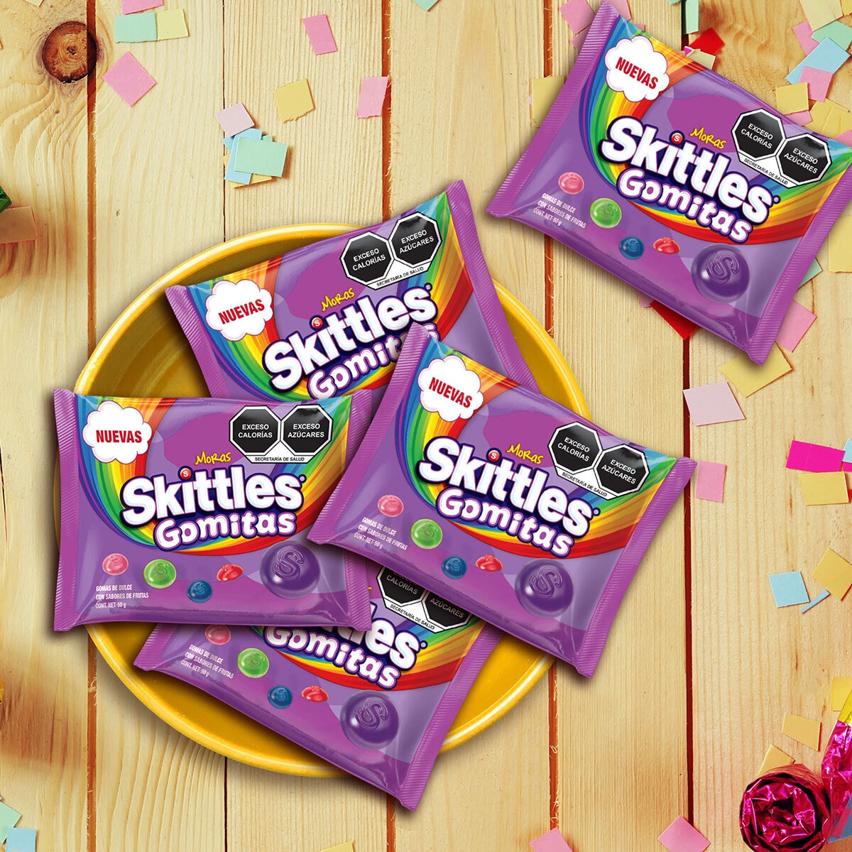 Skittles Gomitas de Dulce Sabor Moras 10 pzas de 50g Skittles Gomitas de Dulce Sabor Moras 10 pzas de 50g
