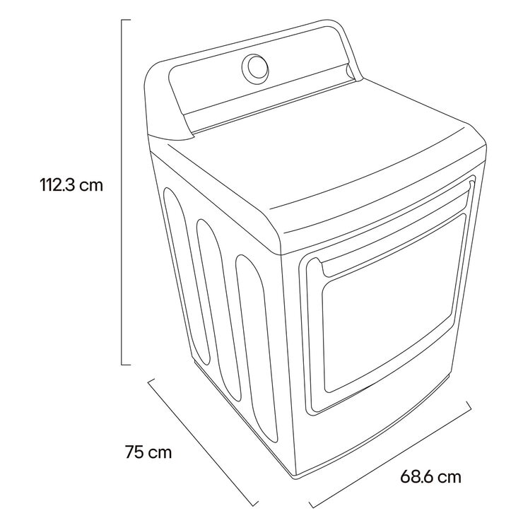 LG Secadora de Gas 25Kg LG Secadora de Gas 25Kg