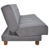 Violanti, Sofa Cama de 3 Plazas Sin Brazo, Tamaño Queen, Color Gris