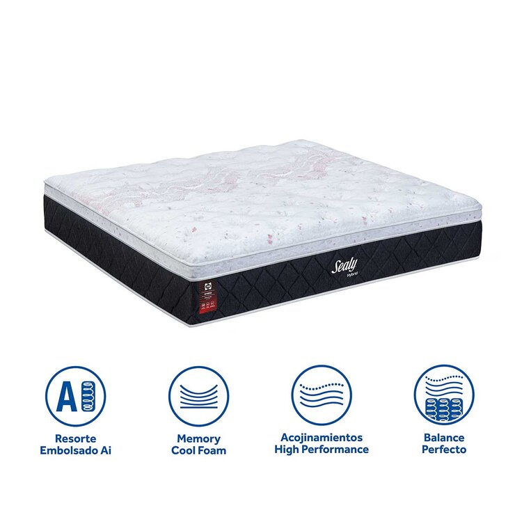 Sealy, Hybrid, Colchón King Size Sealy, Hybrid, Colchón King Size