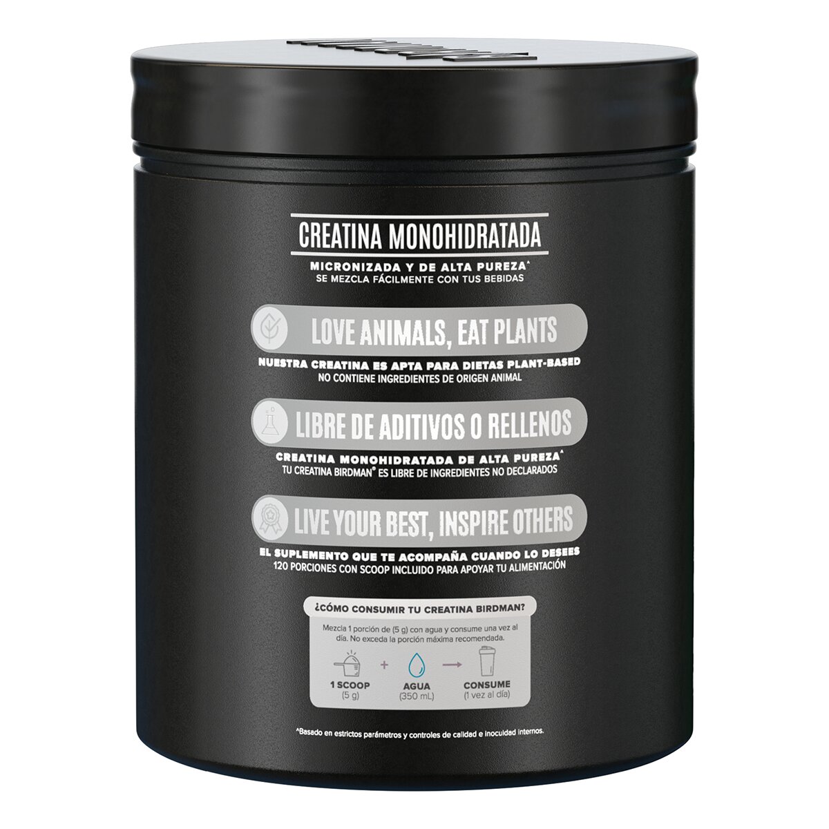 Creatina Monohidratada Birdman 600 g Creatina Monohidratada Birdman 600 g