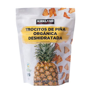 Kirkland Signature Trocitos de Piña Orgánica Deshidratada Kirkland Signature Trocitos de Piña Orgánica Deshidratada