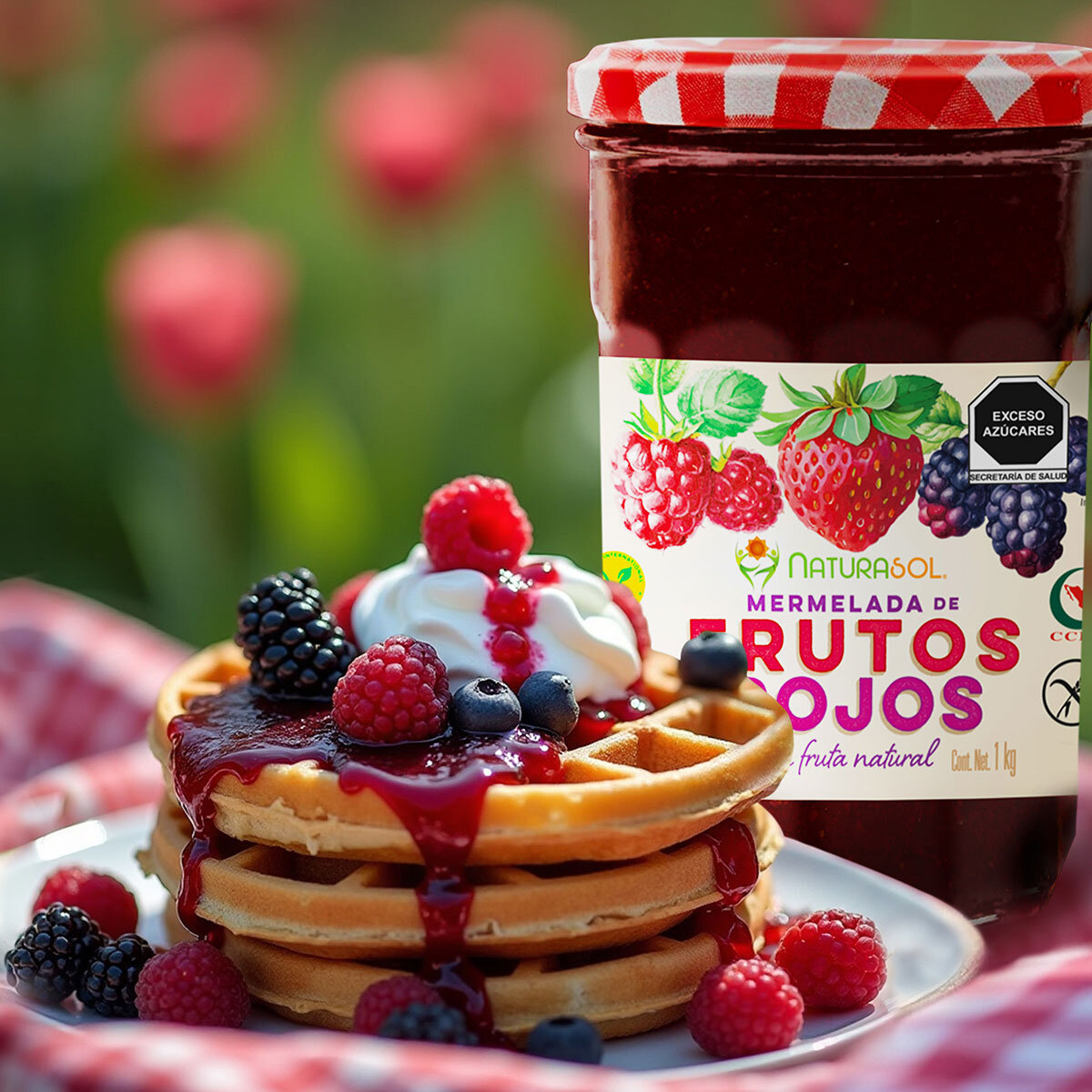 Naturasol Mermelada De Frutos Rojos Con Fruta Natural 1 kg Naturasol Mermelada De Frutos Rojos Con Fruta Natural 1 kg