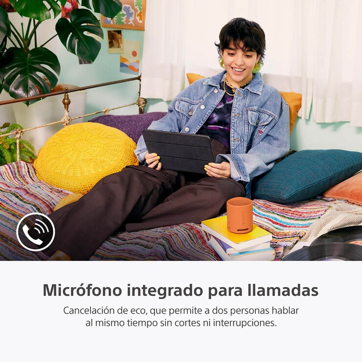 Sony SRS-XB100 Bocina Inalámbrica Portátil Naranja Sony SRS-XB100 Bocina Inalámbrica Portátil Naranja