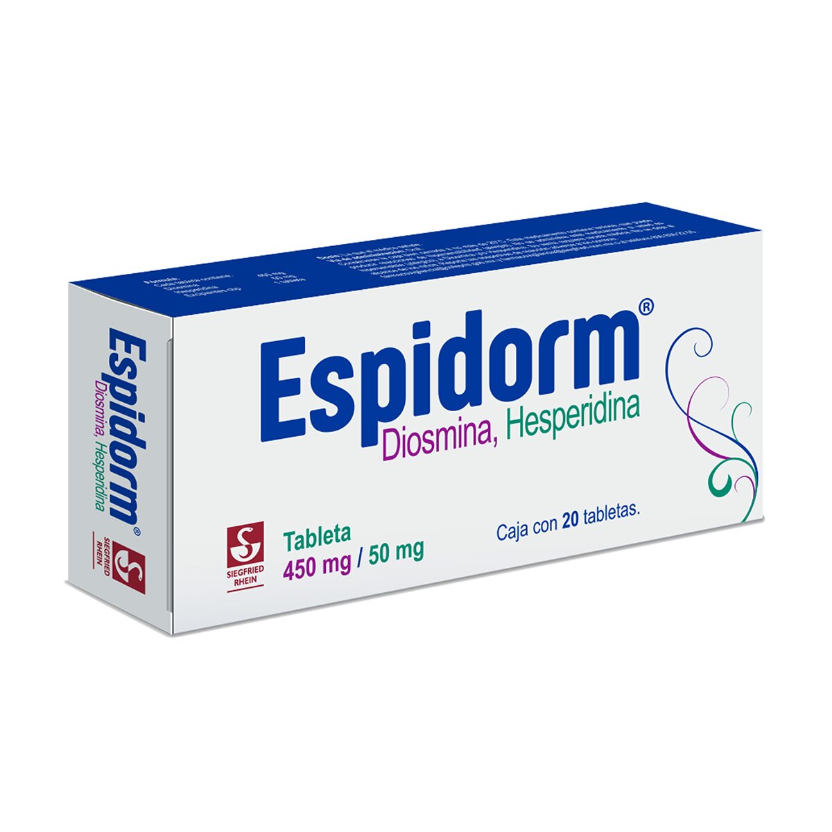 Espidorm 450/50 mg 20 Tabletas Espidorm 450/50 mg 20 Tabletas