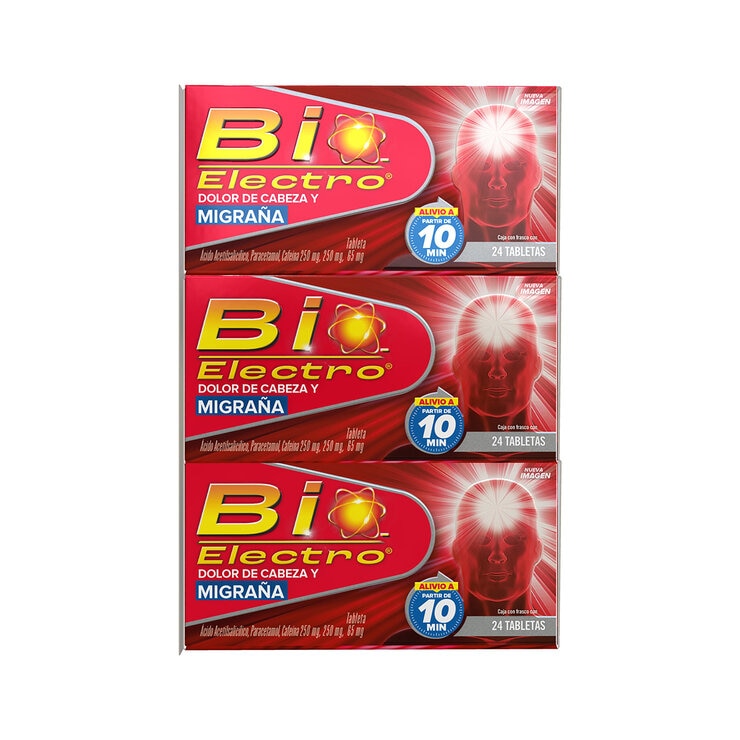 Bioelectro 3 Frascos de 24 Tabletas c/u Bioelectro 3 Frascos de 24 Tabletas c/u