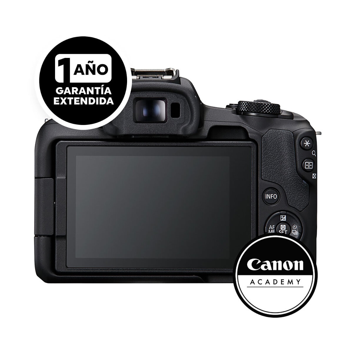 Canon EOS R50 RF-S 18-45mm F4.5-6.3 IS STM + Curso Linero ABC de Vlogger + Garantía extendida