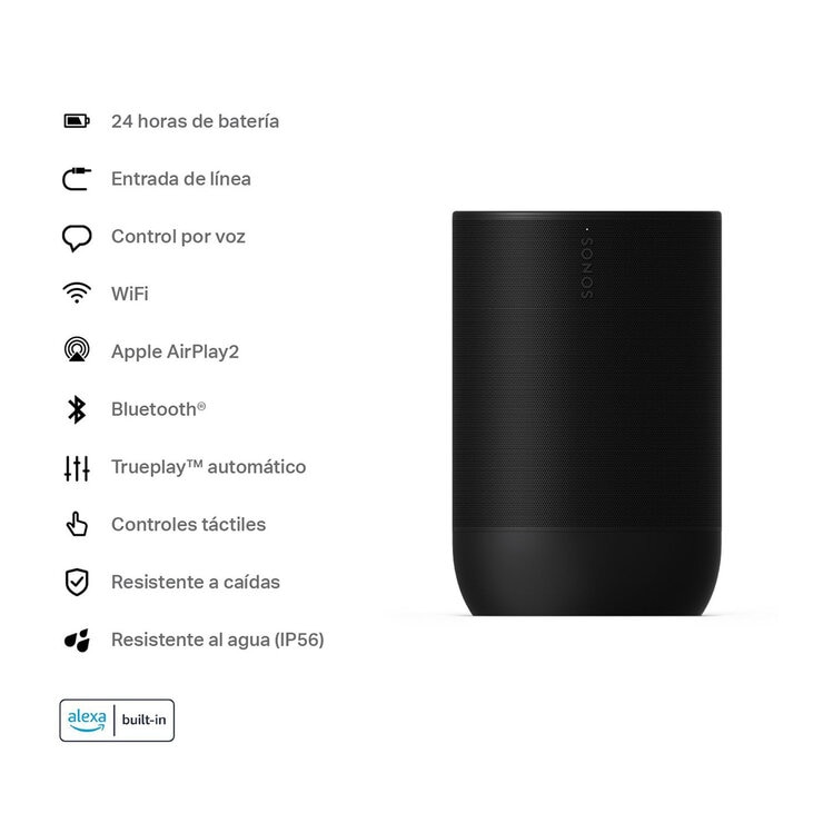 Sonos Move 2 Bocina Bluetooth Sonos Move 2 Bocina Bluetooth