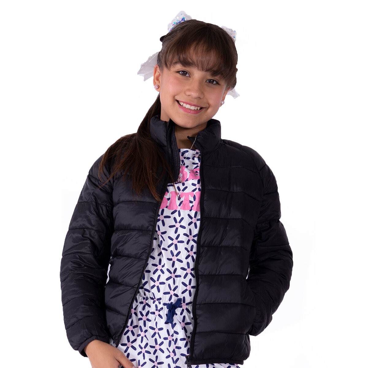 Alysh, Chamarra Unisex Color Negro para Niños, Varias Tallas