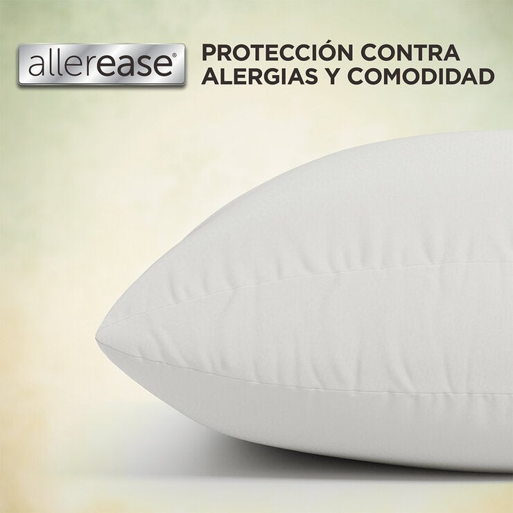AllerEase, Juego de 2 Almohadas con Funda Organica, Tamaño Jumbo AllerEase, Juego de 2 Almohadas con Funda Organica, Tamaño Jumbo