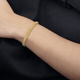 Pulsera para Dama, Oro Amarillo de 14K de 19cm Pulsera para Dama, Oro Amarillo de 14K de 19cm