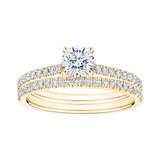 Anillo, 0.90ctw Diamantes, Oro Amarillo de 14K