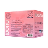 WONU Colágeno con Electrolitos en Polvo Sabor Frutos Rojos 30 pzs de 12 gr WONU Colágeno con Electrolitos en Polvo Sabor Frutos Rojos 30 pzs de 12 gr
