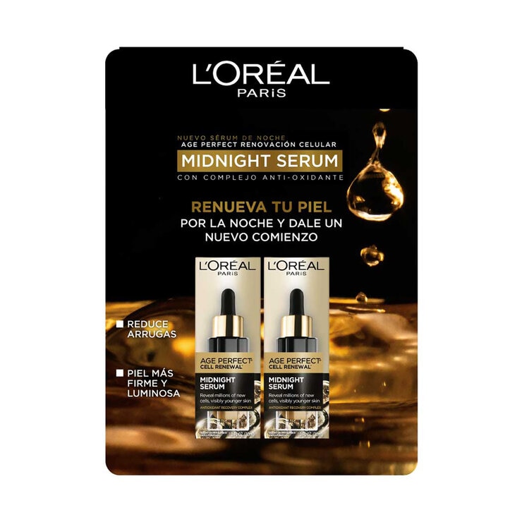 L'Oréal Midnight Serum 2 pzas